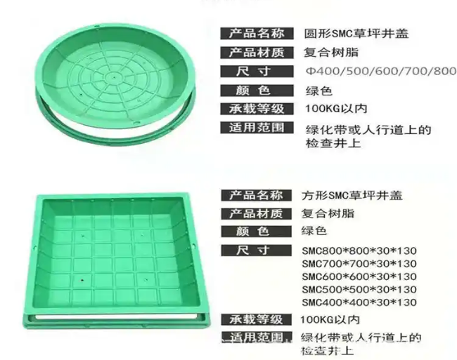 江苏树脂复合种植井盖展示